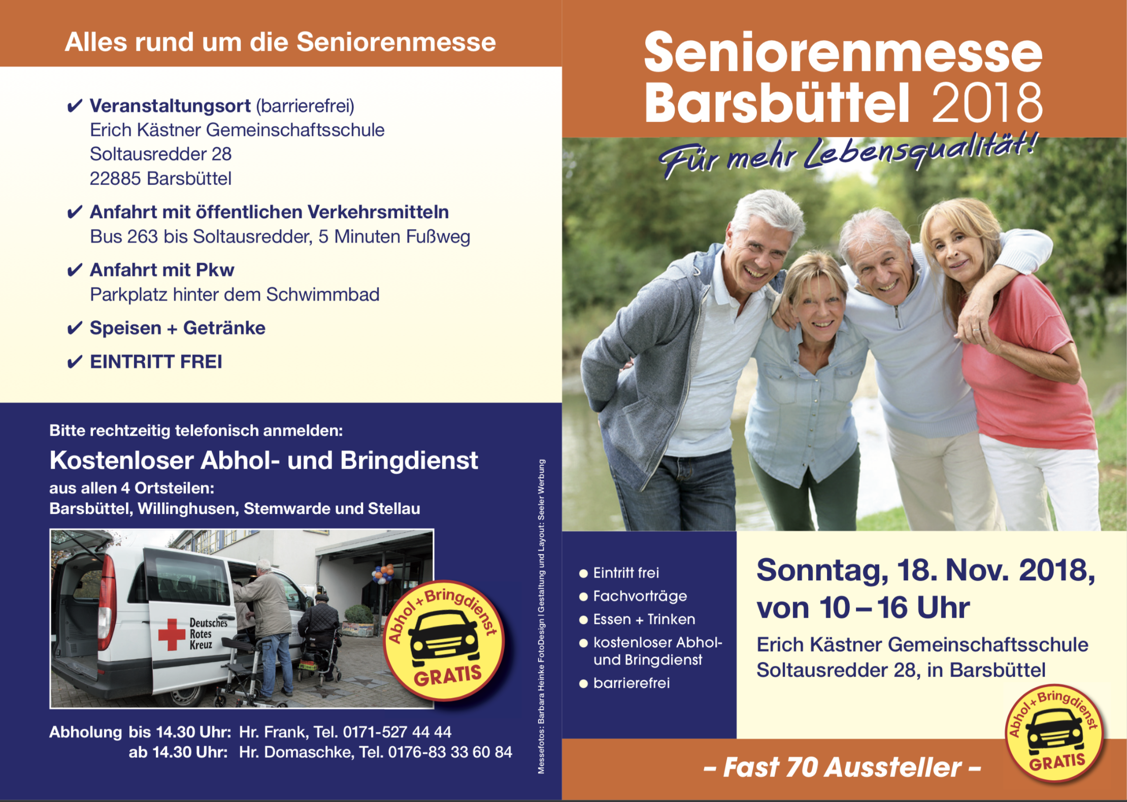 Seniorenmesse Barsbüttel 2019 - wir sind dabei!